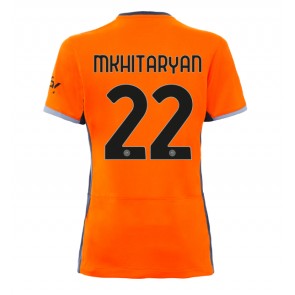 Inter Milan Henrikh Mkhitaryan #22 Tredje trøje Dame 2023-24 Kort ærmer